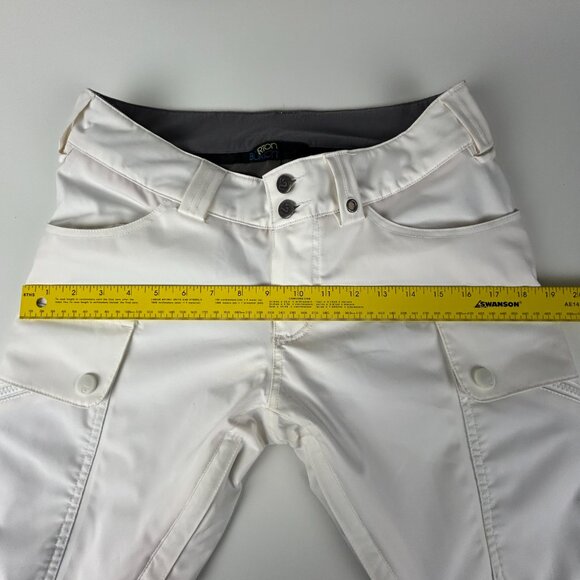 Burton Vida DryRide Pants Womens S White Snowboard Slim Fit Waterproof Vented - Picture 12 of 16